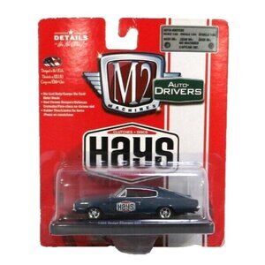 HAYS M2 Machines 1966 Dodge Charger 383 die cast 1:64 scale car NEW, PKG DAMAGED